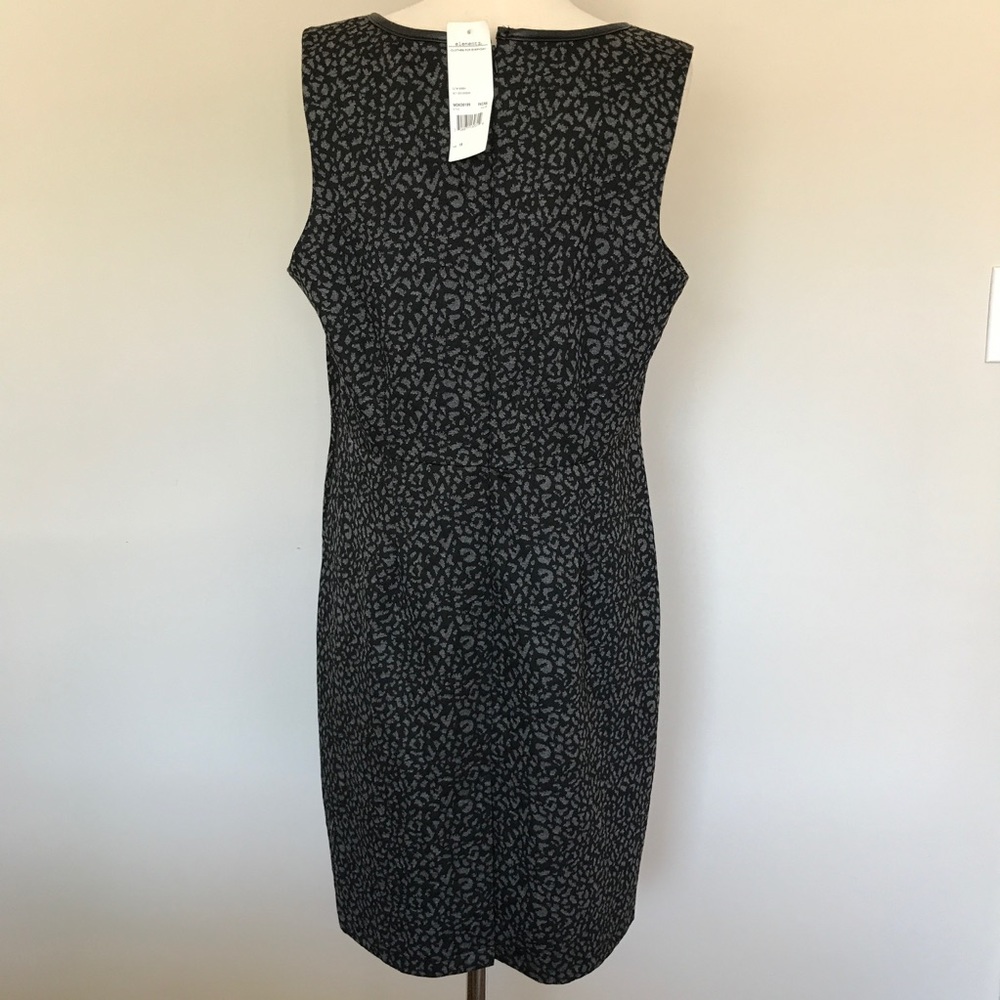 Elementz Black Animal Print Career Dress